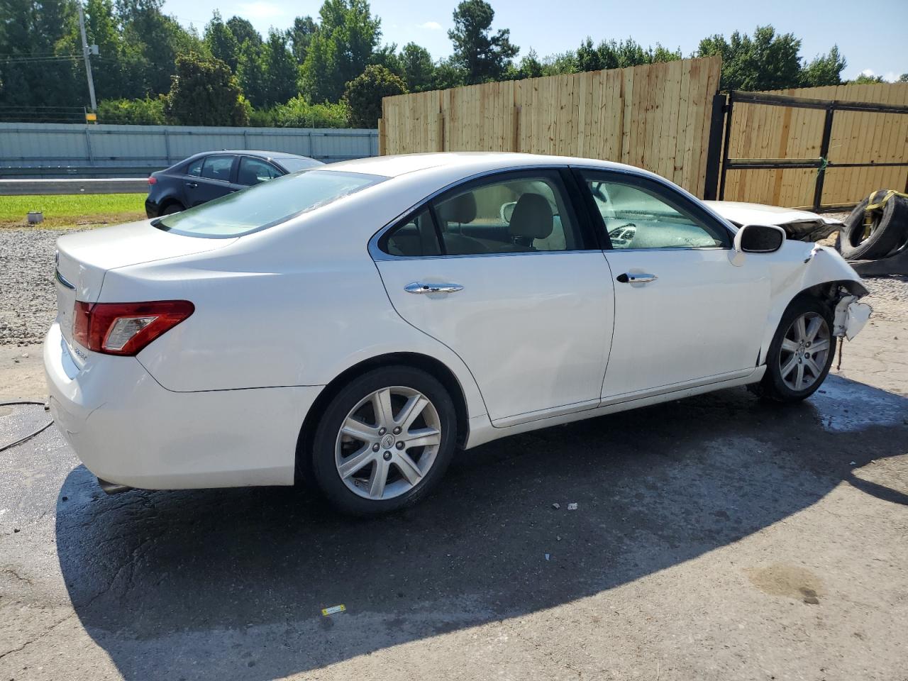 2007 Lexus Es 350 white null gas JTHBJ46G672034538 photo #4