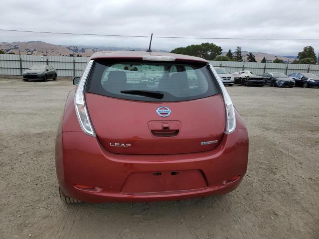  NISSAN LEAF 2015 Maroon