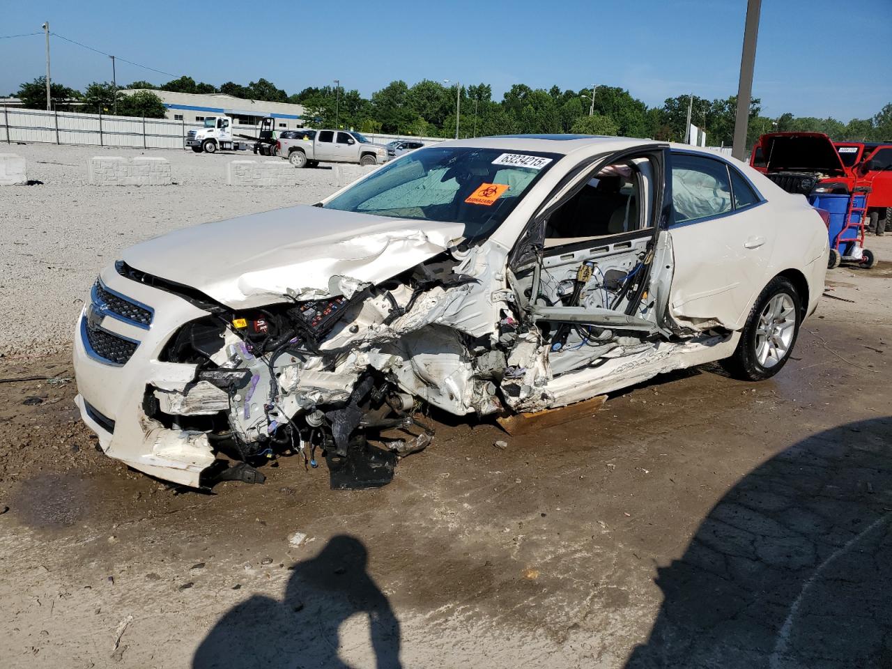 2013 Chevrolet Malibu 2Lt white null gas 1G11F5SR8DF161820 photo #1