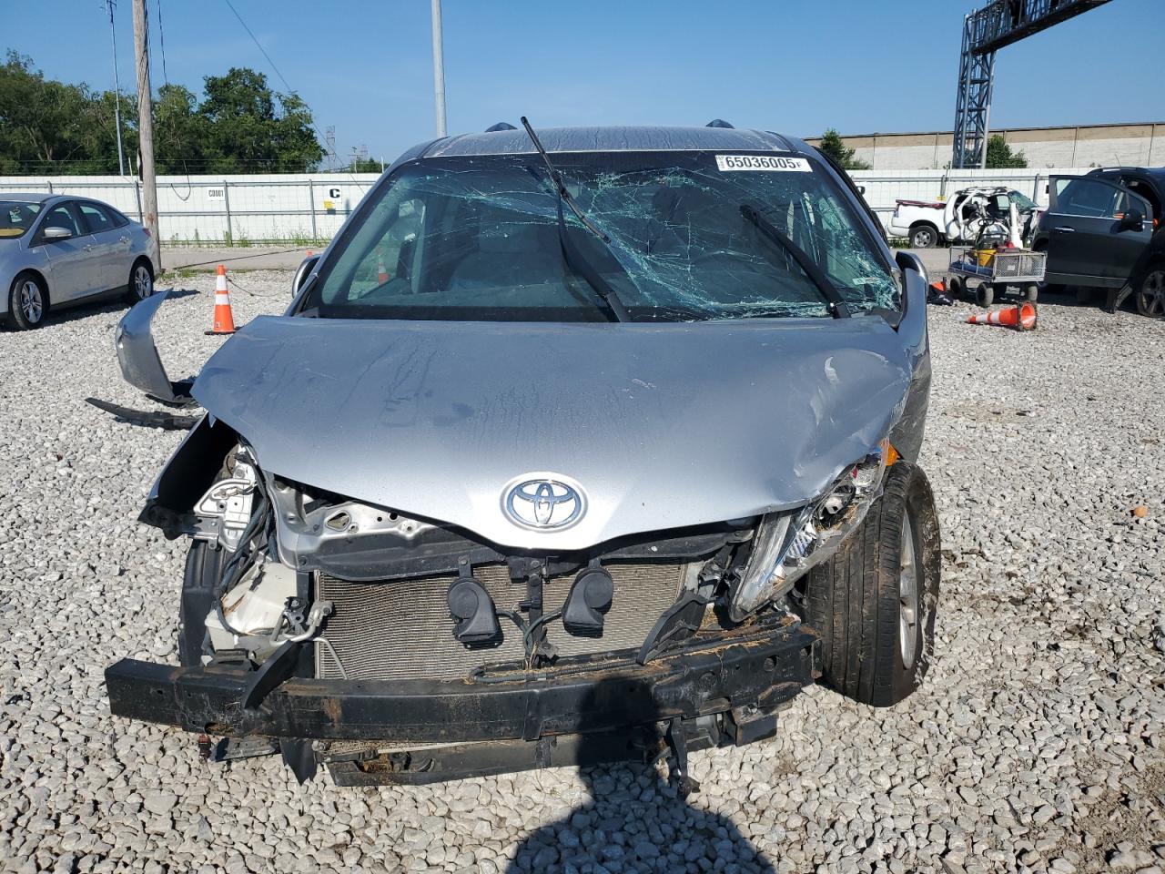 2015 Toyota Sienna Le VIN: 5TDKK3DCXFS571722 Lot: 65036005