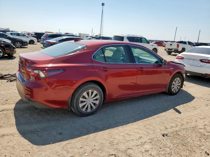  TOYOTA CAMRY 2021 Czerwony