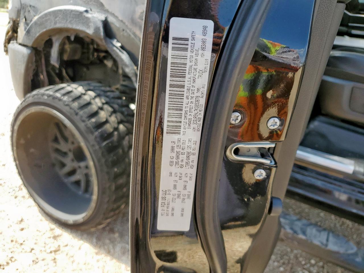 2019 Ram 2500 Laramie VIN: 3C6UR5NL7KG653678 Lot: 65065745