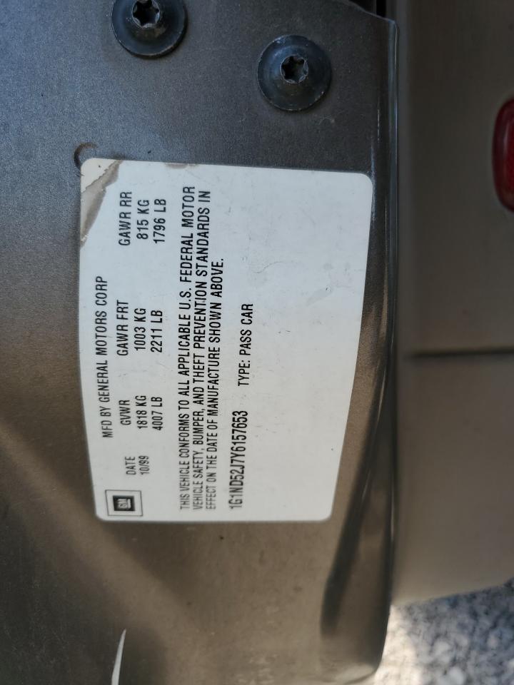 2000 Chevrolet Malibu VIN: 1G1ND52J7Y6157653 Lot: 63848815