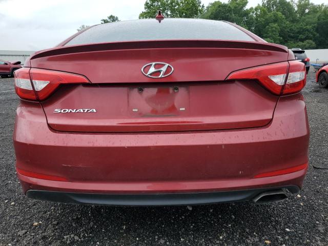  HYUNDAI SONATA 2015 Czerwony