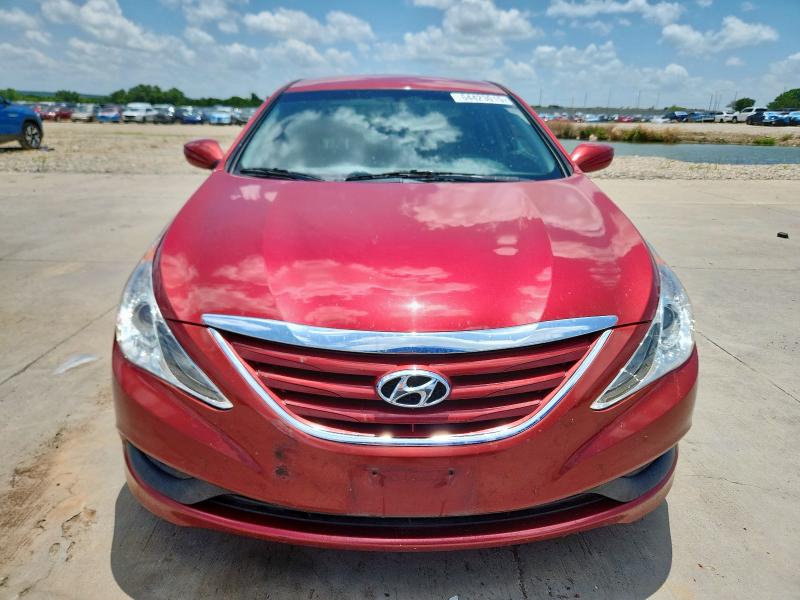  HYUNDAI SONATA 2014 Czerwony
