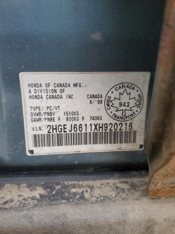 1999 HONDA CIVIC BASE  