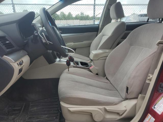  SUBARU OUTBACK 2013 Czerwony