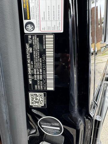 2019 MERCEDES-BENZ G 550  