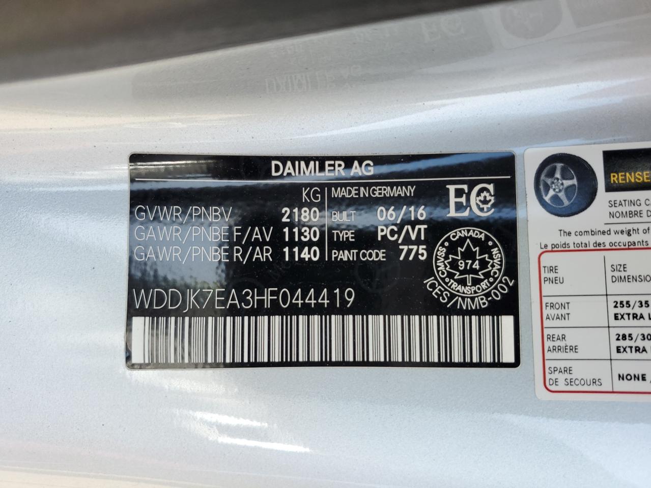 2017 Mercedes-Benz Sl 63 Amg VIN: WDDJK7EA3HF044419 Lot: 64007445