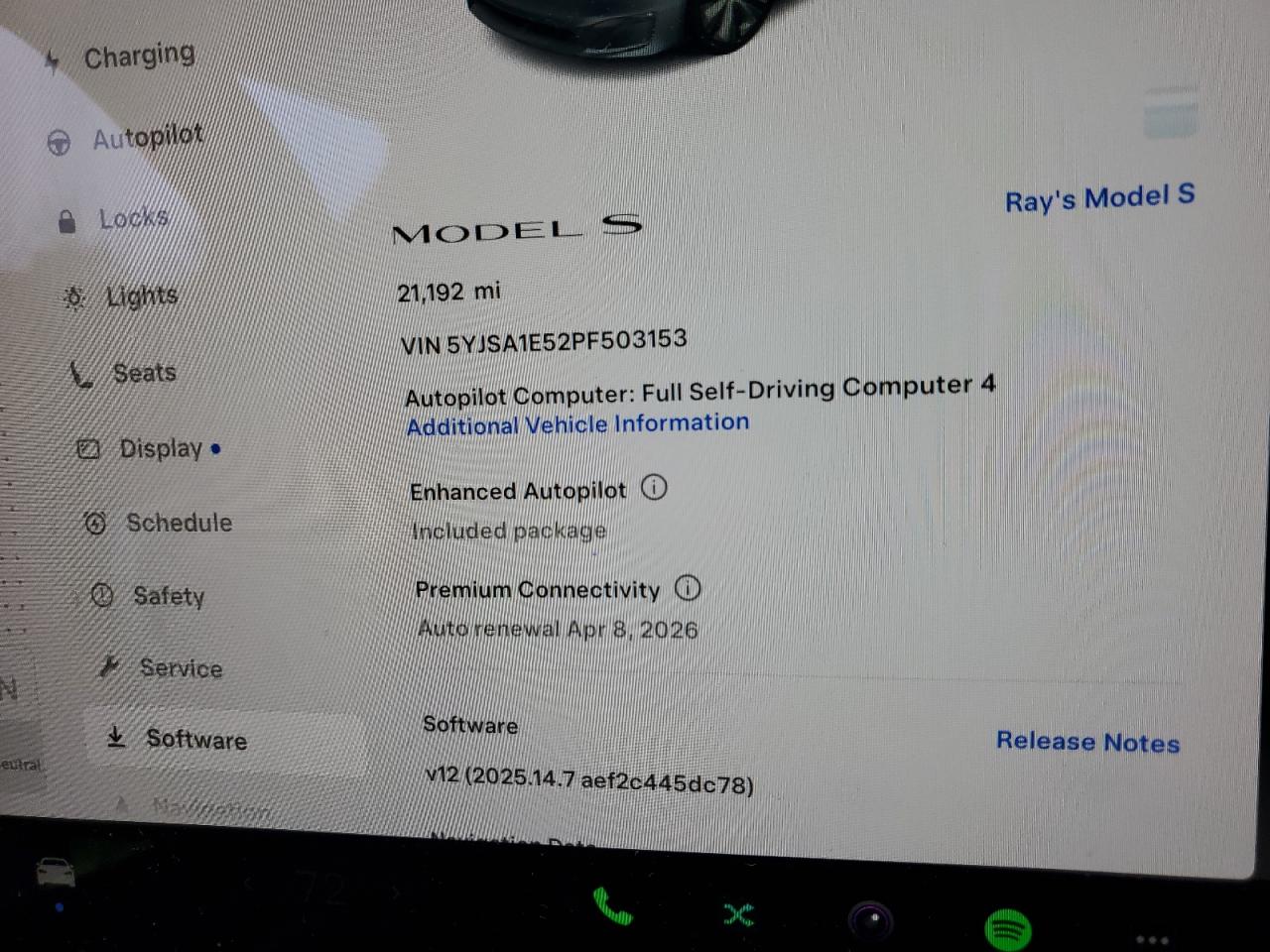 2023 Tesla Model S VIN: 5YJSA1E52PF503153 Lot: 62703725