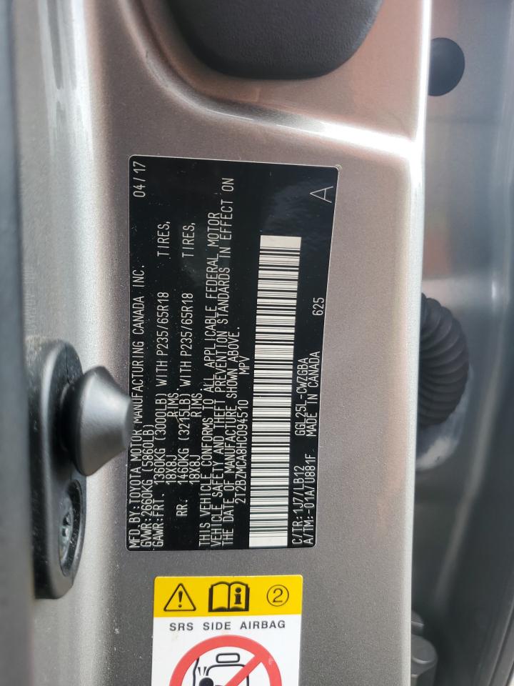 2017 Lexus Rx 350 Base VIN: 58ABK1GG7HU053234 Lot: 65065385