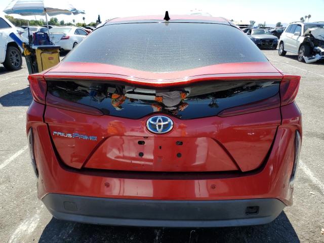 Hatchbacks TOYOTA PRIUS 2017 Czerwony