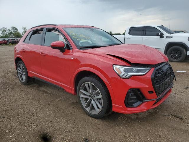  AUDI Q3 2024 Красный