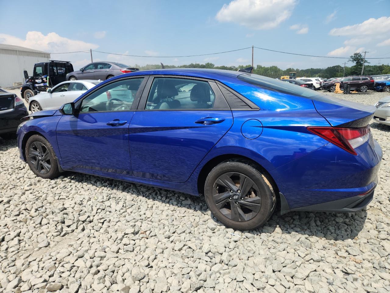 2022 Hyundai Elantra Sel blue null gas KMHLM4AG1NU225172 photo #3