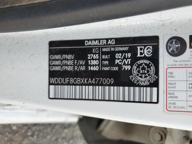 2019 MERCEDES-BENZ S 560 4MATIC  