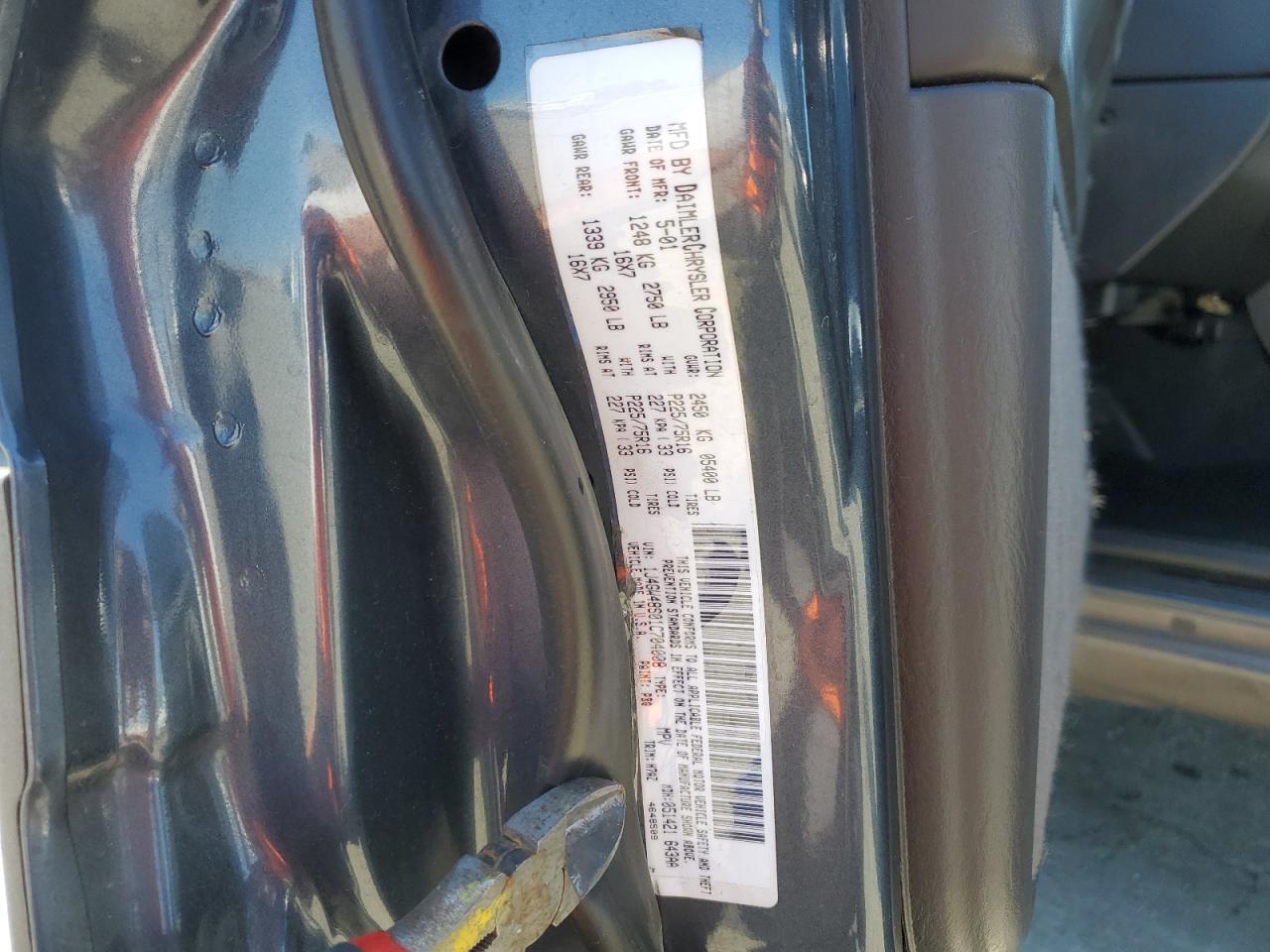 2001 Jeep Grand Cherokee Laredo VIN: 1J4GW48S01C704008 Lot: 66754445