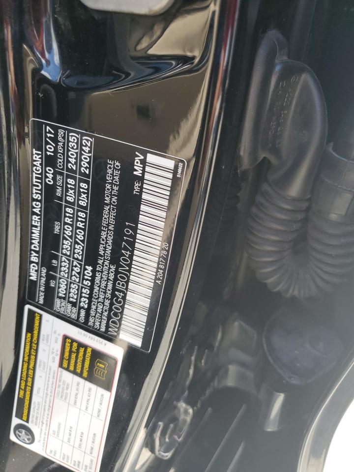 2018 Mercedes-Benz Glc 300 VIN: WDC0G4JB0JV047191 Lot: 68361635