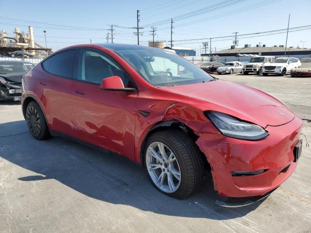  TESLA MODEL Y 2021 Czerwony