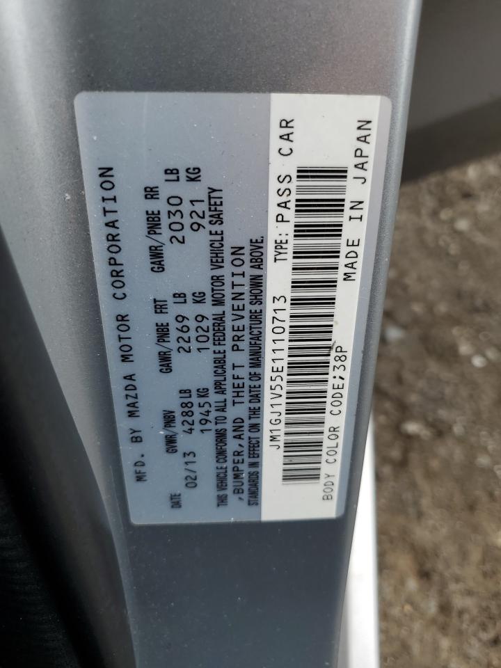 2014 Mazda 6 Touring VIN: JM1GJ1V55E1110713 Lot: 65115385