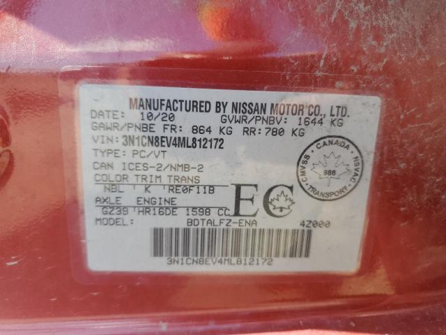2021 NISSAN VERSA SV  