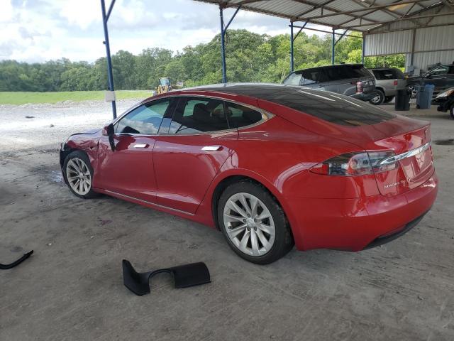  TESLA MODEL S 2018 Czerwony