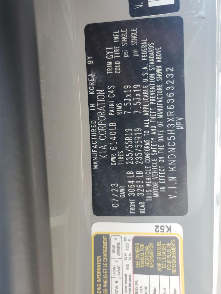 2024 Kia Carnival Ex VIN: KNDNC5H3XR6363232 Lot: 66541655