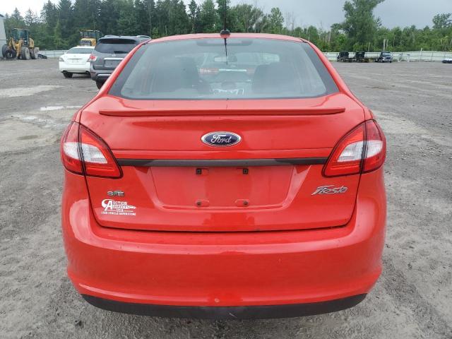  FORD FIESTA 2013 Red