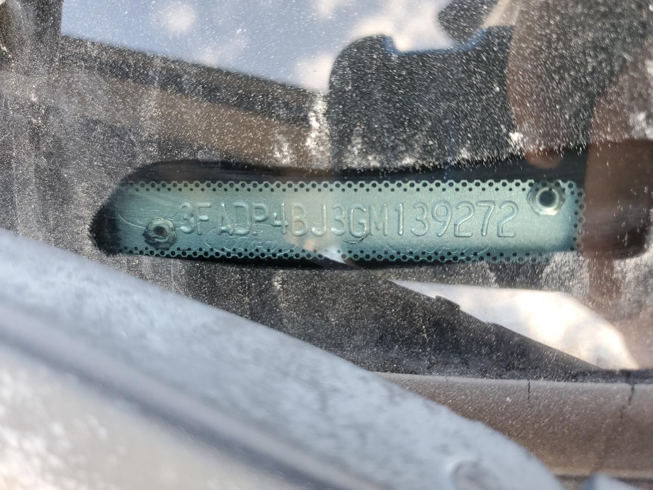 3FADP4BJ3GM139272 2016 Ford Fiesta Se