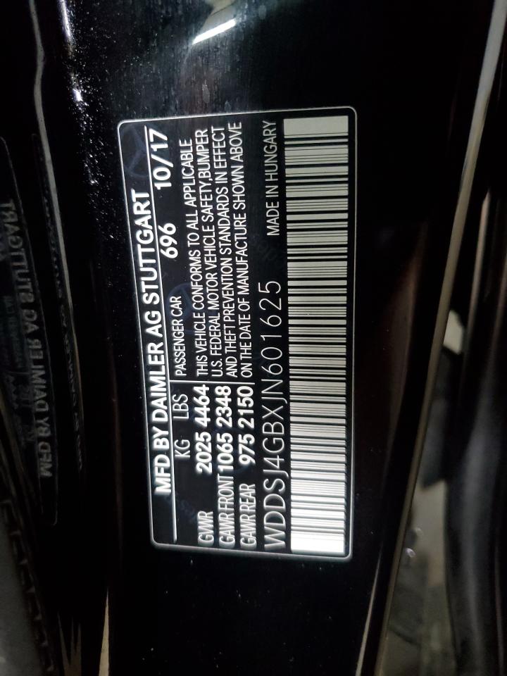 2018 Mercedes-Benz Cla 250 4Matic VIN: WDDSJ4GBXJN601625 Lot: 63026545