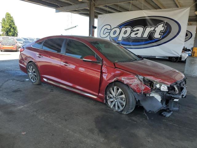 Sedans HYUNDAI SONATA 2016 Burgundy