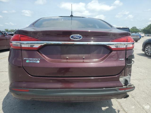 Sedans FORD FUSION 2017 Burgundy