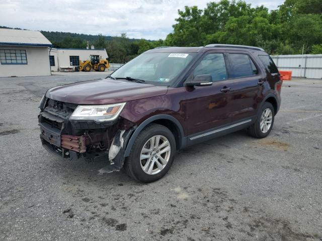 FORD EXPLORER 2018 Burgundy