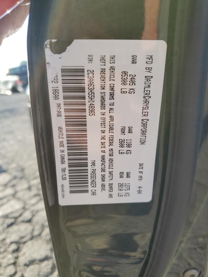 2005 Chrysler 300C VIN: 2C3AA63H55H148965 Lot: 64613515