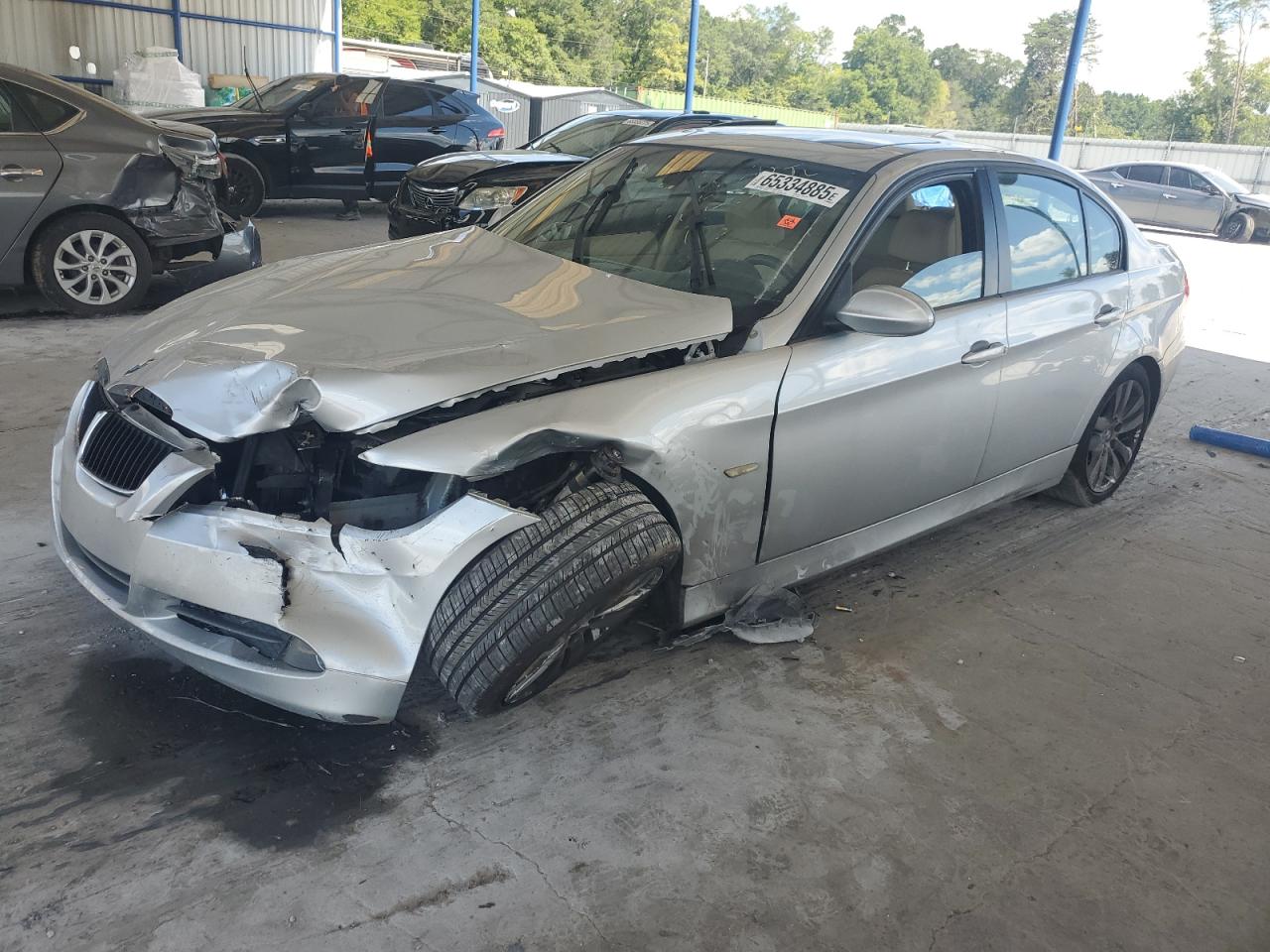 2008 BMW 328 I VIN: WBAVA37518NL58256 Lot: 65334885