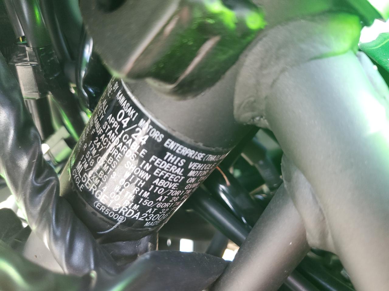 ml5erge13rda23006 ML5ERGE13RDA23006 2024 Kawasaki Er500