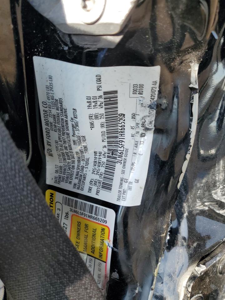 2017 Lincoln Mkz Reserve VIN: 3LN6L5F91HR665209 Lot: 64272075