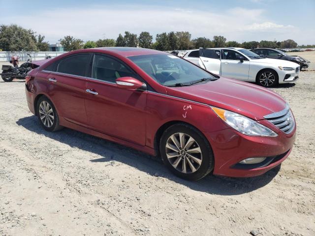  HYUNDAI SONATA 2014 Czerwony