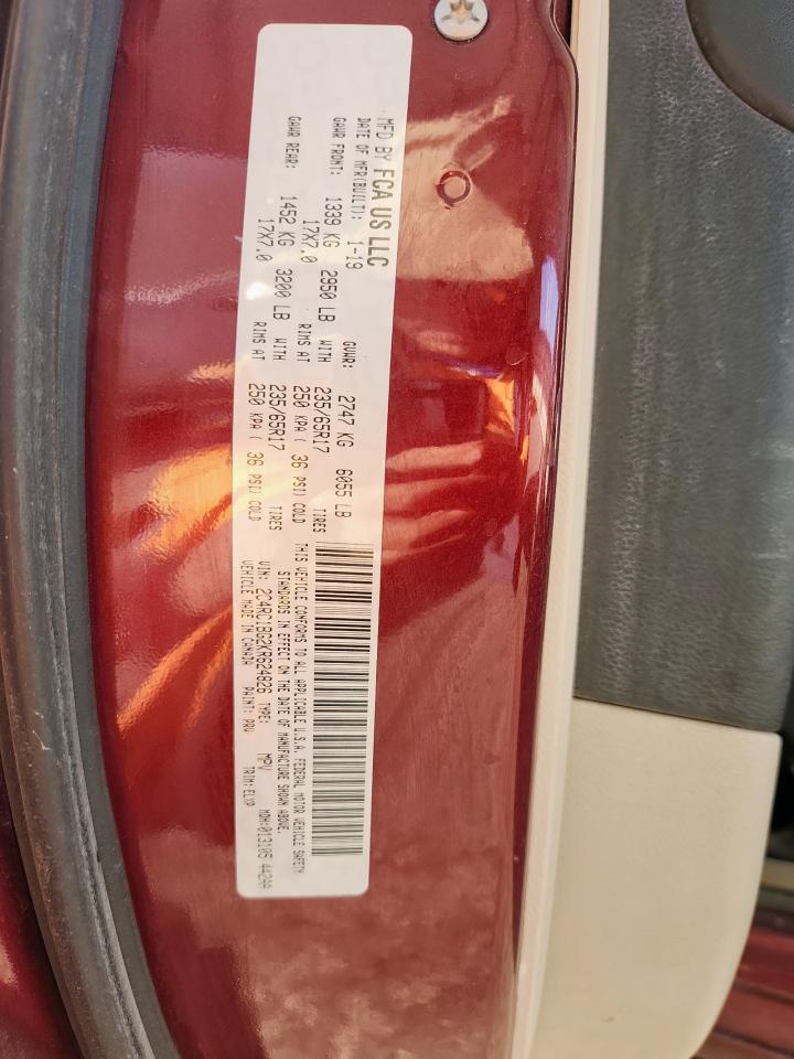 2019 Chrysler Pacifica Touring L VIN: 2C4RC1BG2KR624826 Lot: 64246185