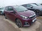 2015 PEUGEOT 108 ALLURE for sale at Copart PETERLEE