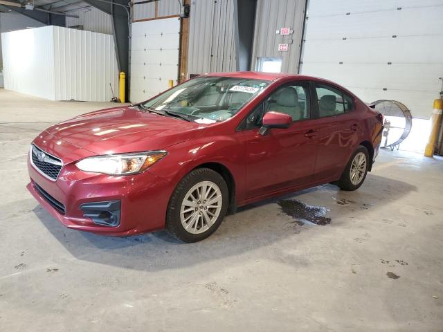  SUBARU IMPREZA 2017 Red