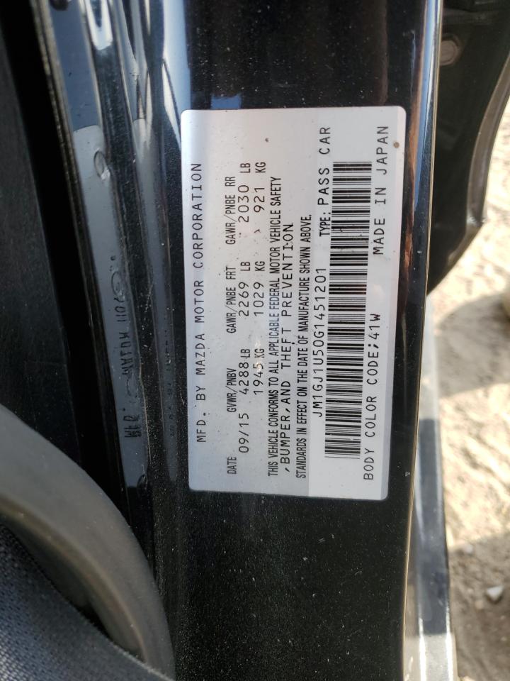 2016 Mazda 6 Sport VIN: JM1GJ1U50G1451201 Lot: 63372885