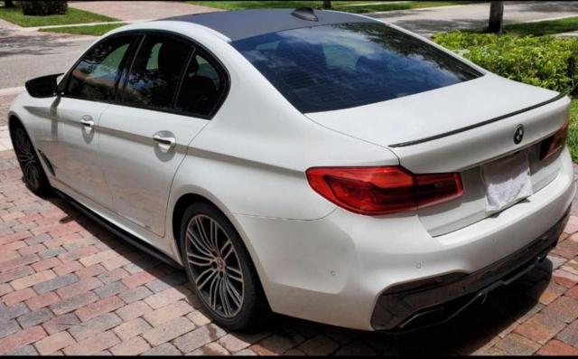  BMW 5 SERIES 2018 Белы