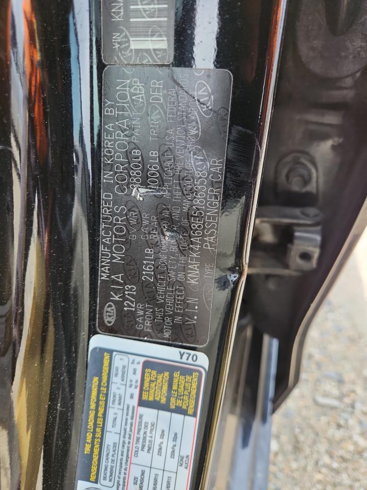 2014 Kia Forte Lx VIN: KNAFK4A68E5186358 Lot: 64979445