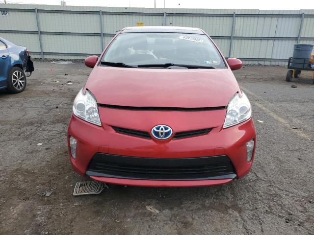  TOYOTA PRIUS 2013 Czerwony