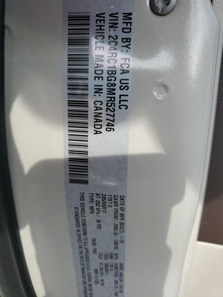 2021 Chrysler Pacifica Touring L VIN: 2C4RC1BG8MR527746 Lot: 64229435