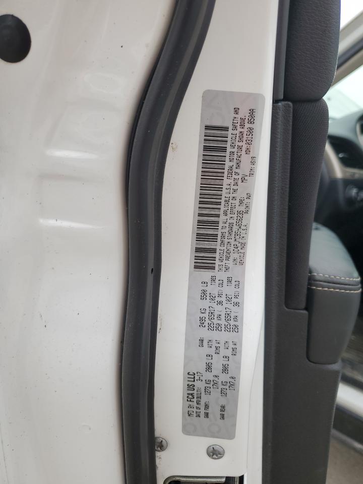 2017 Jeep Cherokee Latitude VIN: 1C4PJMCB5HW656235 Lot: 66351605