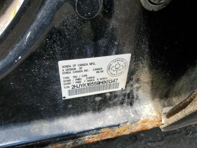 2009 HONDA RIDGELINE RTL  