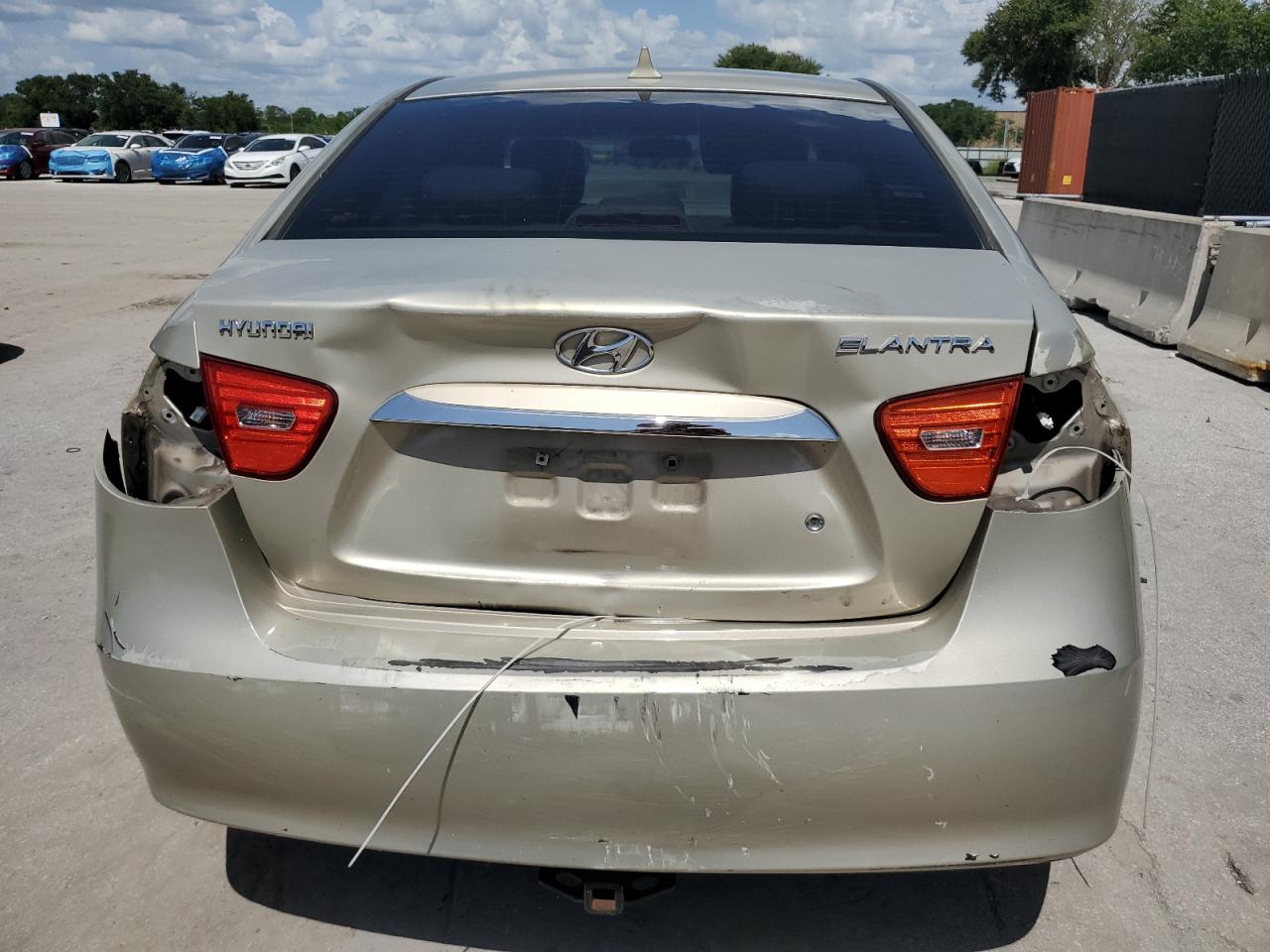 2010 Hyundai Elantra Blue VIN: KMHDU4AD4AU867762 Lot: 63185695