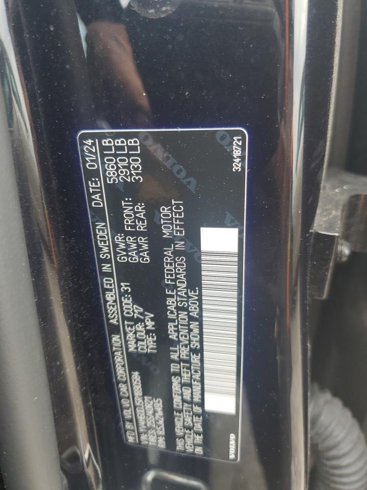 2024 Volvo Xc60 Ultimate VIN: YV4H60DJ5R1890584 Lot: 65235075