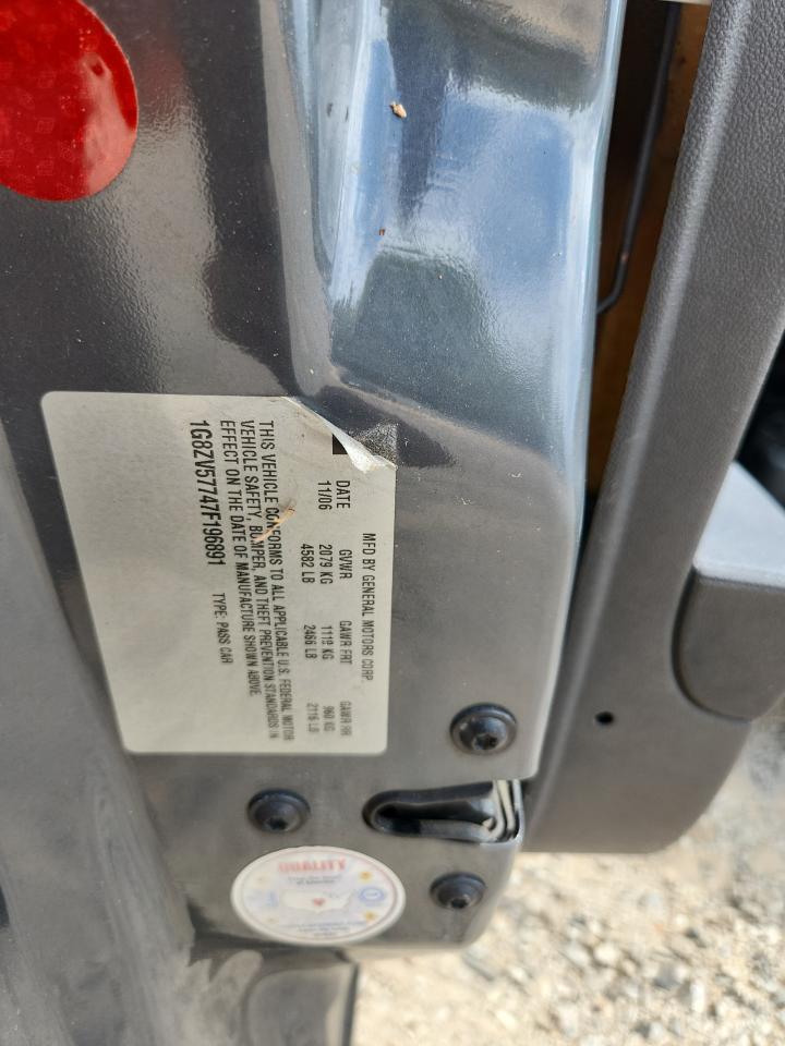 2007 Saturn Aura Xr VIN: 1G8ZV57747F196891 Lot: 66297805